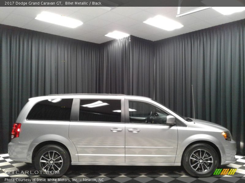 Billet Metallic / Black 2017 Dodge Grand Caravan GT