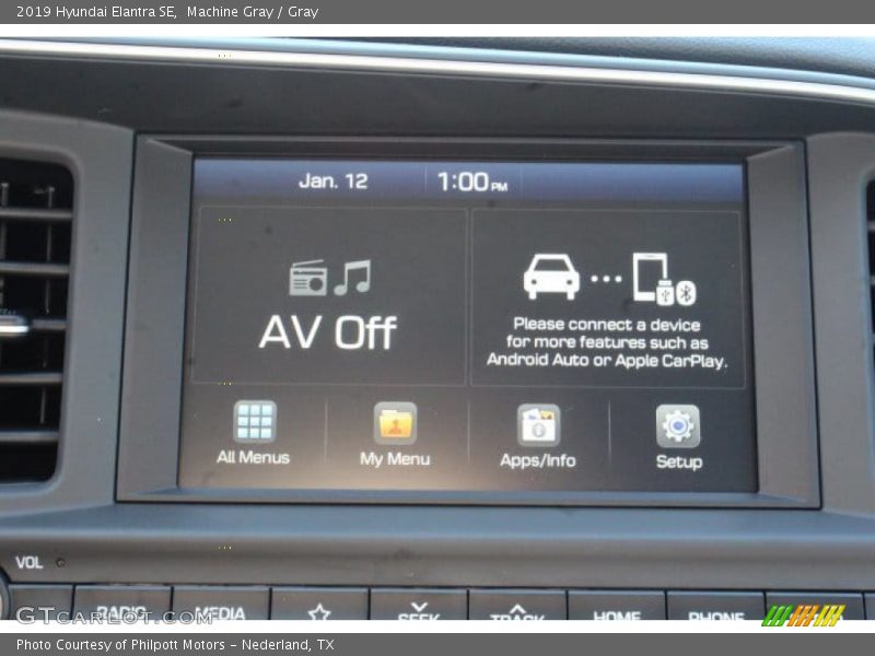 Machine Gray / Gray 2019 Hyundai Elantra SE