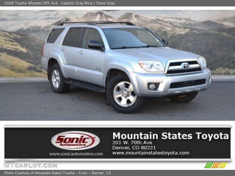 Galactic Gray Mica / Stone Gray 2008 Toyota 4Runner SR5 4x4