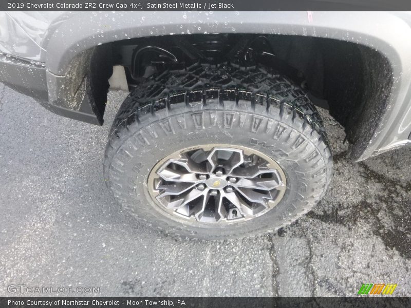 Satin Steel Metallic / Jet Black 2019 Chevrolet Colorado ZR2 Crew Cab 4x4