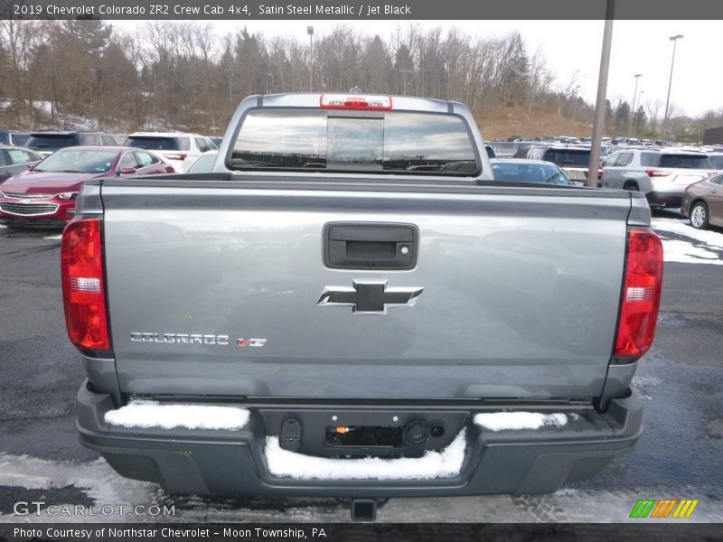 Satin Steel Metallic / Jet Black 2019 Chevrolet Colorado ZR2 Crew Cab 4x4
