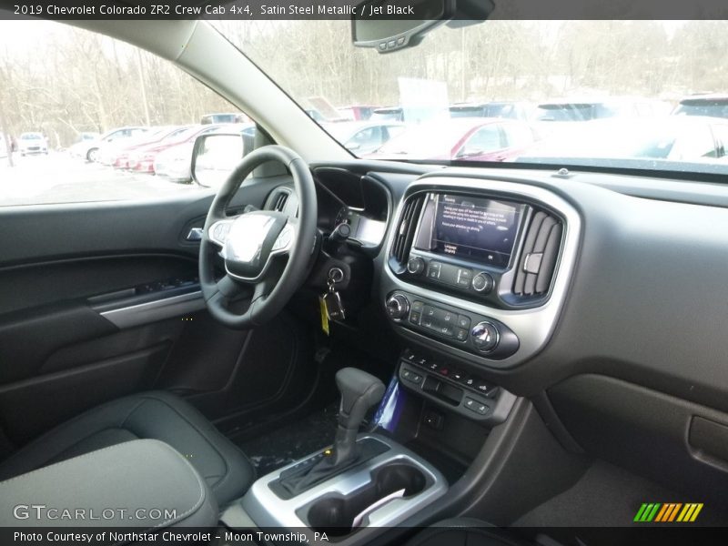 Satin Steel Metallic / Jet Black 2019 Chevrolet Colorado ZR2 Crew Cab 4x4