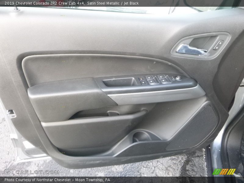 Satin Steel Metallic / Jet Black 2019 Chevrolet Colorado ZR2 Crew Cab 4x4