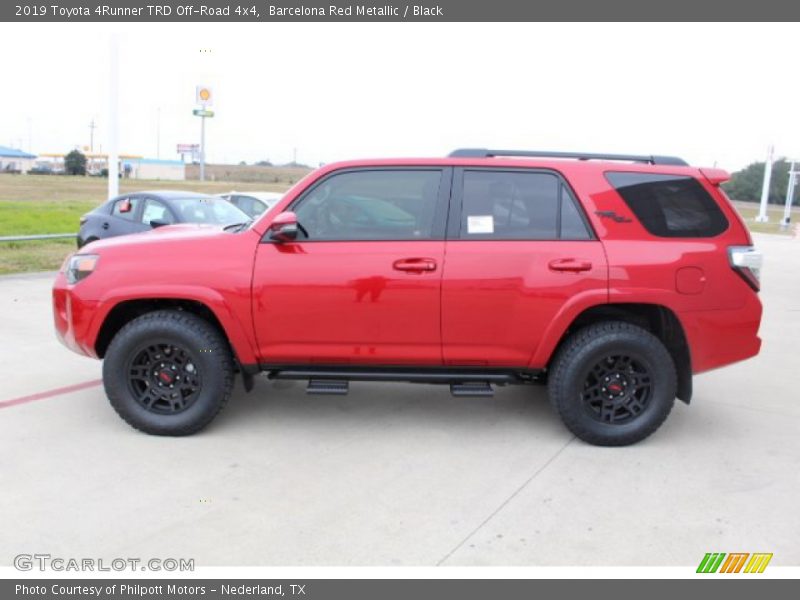 Barcelona Red Metallic / Black 2019 Toyota 4Runner TRD Off-Road 4x4