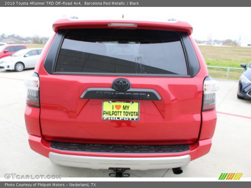 Barcelona Red Metallic / Black 2019 Toyota 4Runner TRD Off-Road 4x4