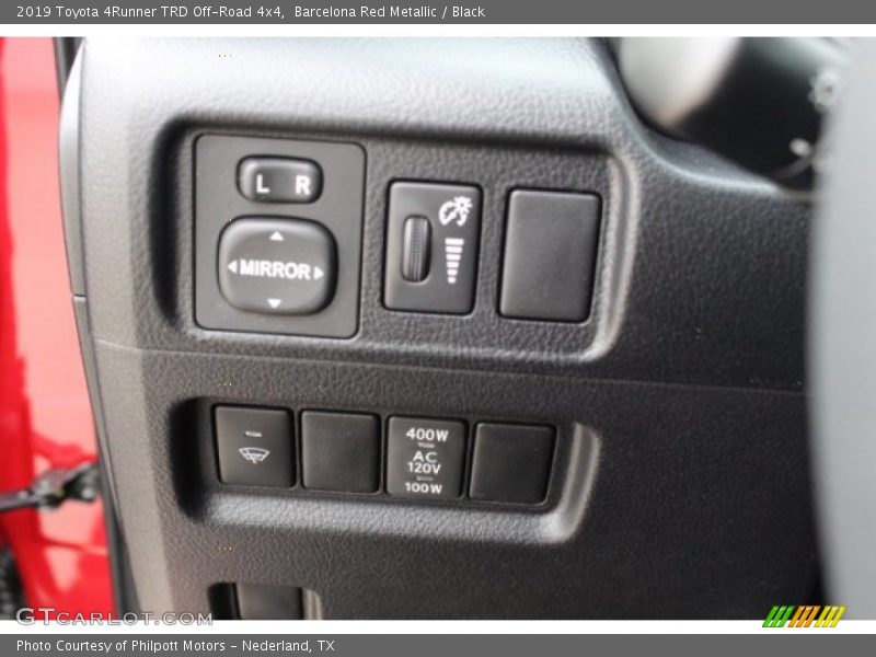 Controls of 2019 4Runner TRD Off-Road 4x4
