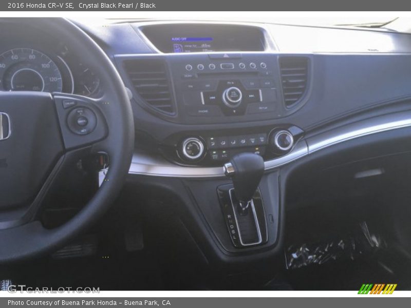 Crystal Black Pearl / Black 2016 Honda CR-V SE