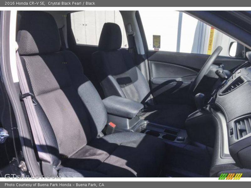 Crystal Black Pearl / Black 2016 Honda CR-V SE