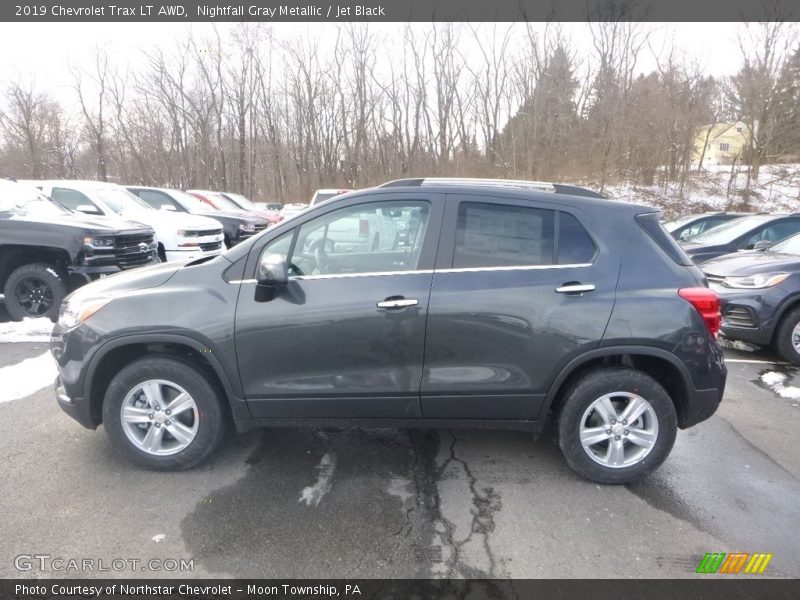 Nightfall Gray Metallic / Jet Black 2019 Chevrolet Trax LT AWD