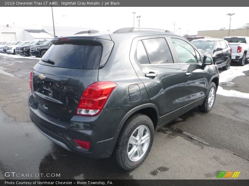 Nightfall Gray Metallic / Jet Black 2019 Chevrolet Trax LT AWD