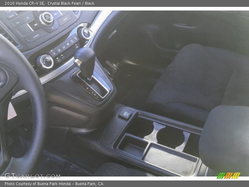 Crystal Black Pearl / Black 2016 Honda CR-V SE