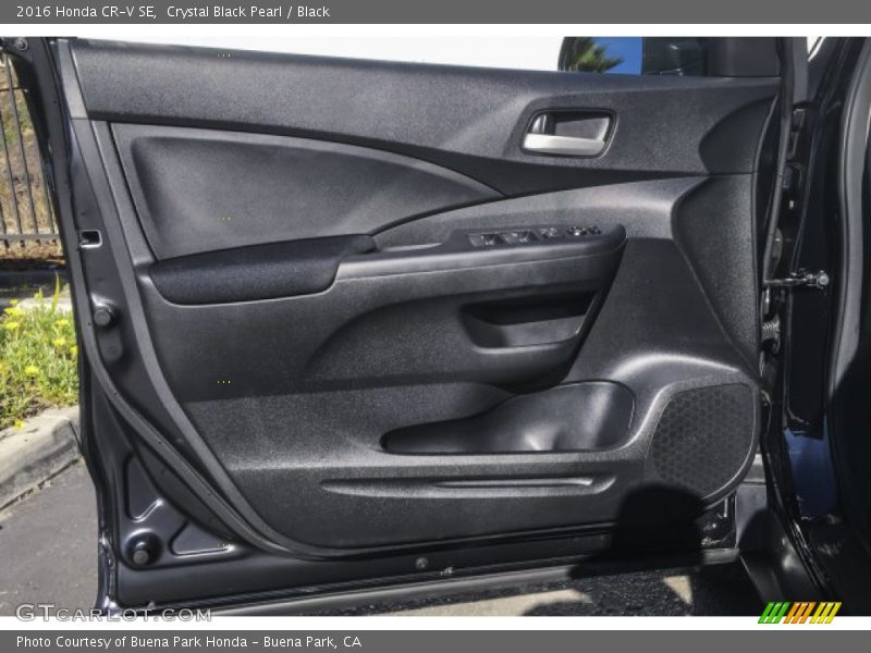 Crystal Black Pearl / Black 2016 Honda CR-V SE