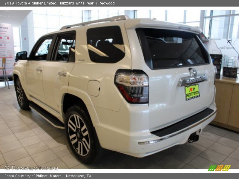 Blizzard White Pearl / Redwood 2019 Toyota 4Runner Limited