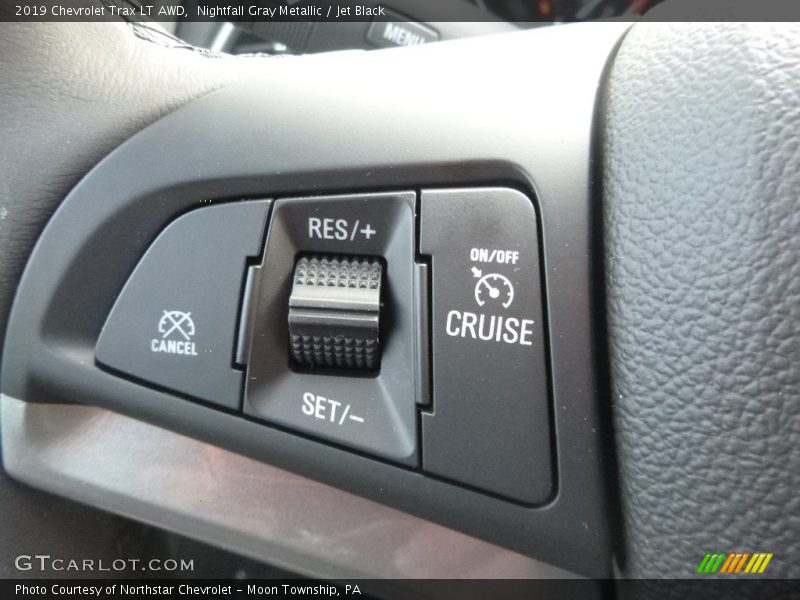 Nightfall Gray Metallic / Jet Black 2019 Chevrolet Trax LT AWD