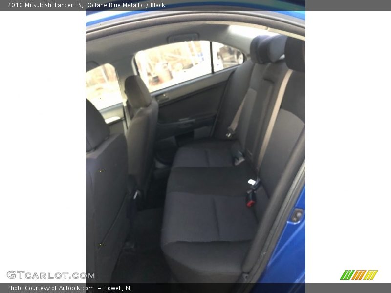 Octane Blue Metallic / Black 2010 Mitsubishi Lancer ES