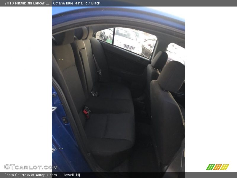 Octane Blue Metallic / Black 2010 Mitsubishi Lancer ES