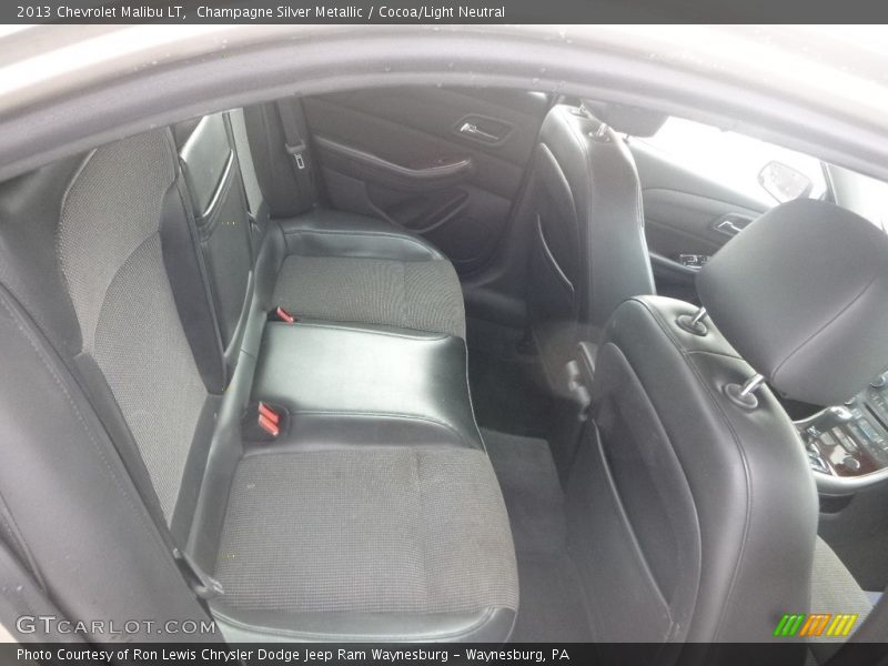 Champagne Silver Metallic / Cocoa/Light Neutral 2013 Chevrolet Malibu LT