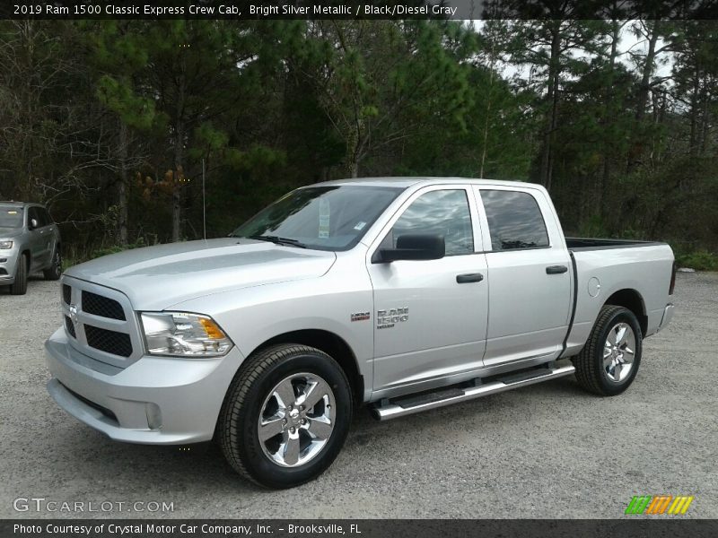 Bright Silver Metallic / Black/Diesel Gray 2019 Ram 1500 Classic Express Crew Cab