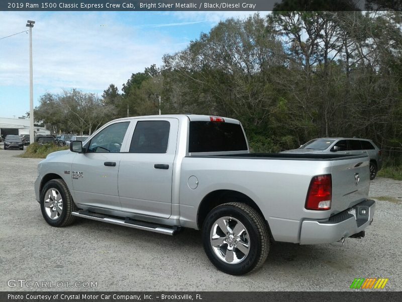 Bright Silver Metallic / Black/Diesel Gray 2019 Ram 1500 Classic Express Crew Cab