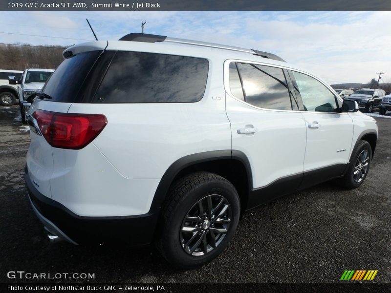 Summit White / Jet Black 2019 GMC Acadia SLT AWD