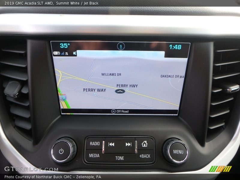 Summit White / Jet Black 2019 GMC Acadia SLT AWD