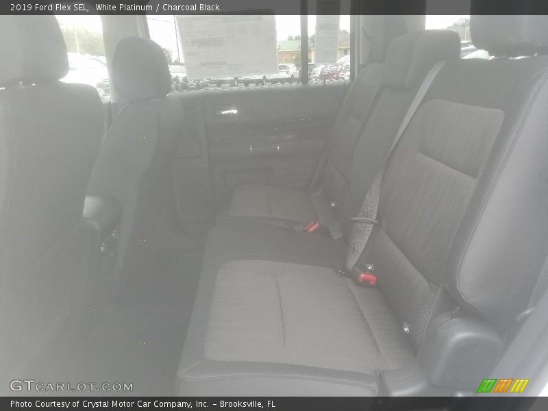 White Platinum / Charcoal Black 2019 Ford Flex SEL