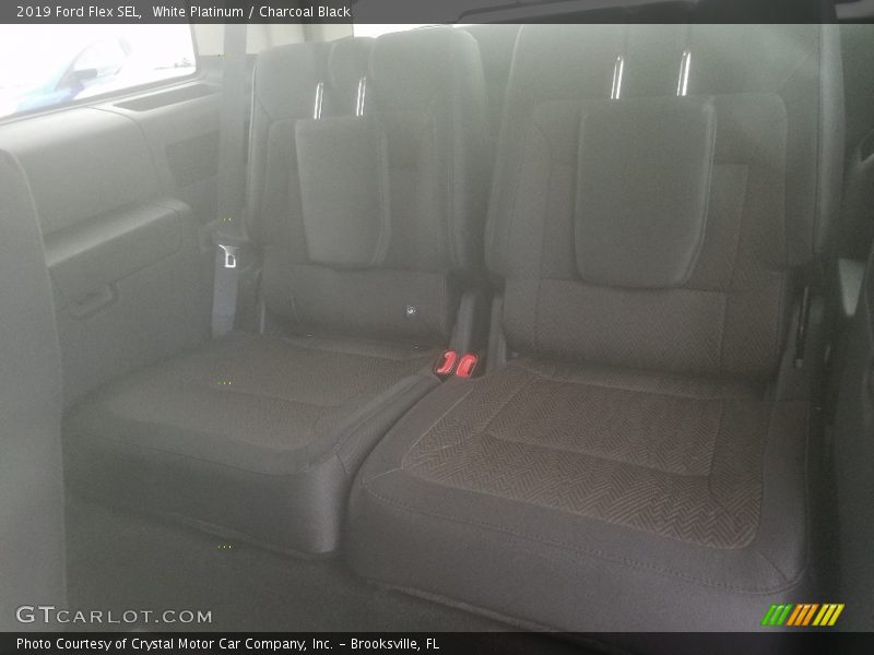 White Platinum / Charcoal Black 2019 Ford Flex SEL