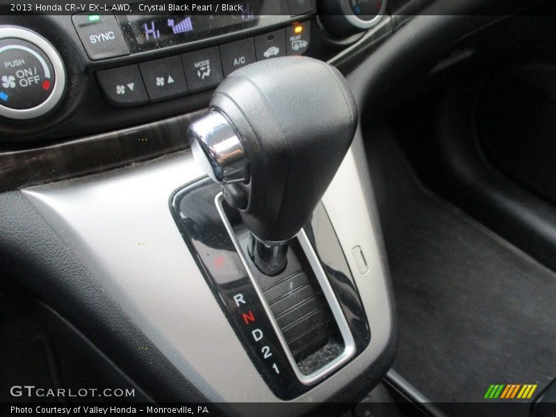 Crystal Black Pearl / Black 2013 Honda CR-V EX-L AWD