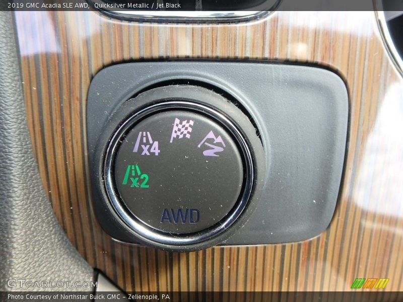 Controls of 2019 Acadia SLE AWD