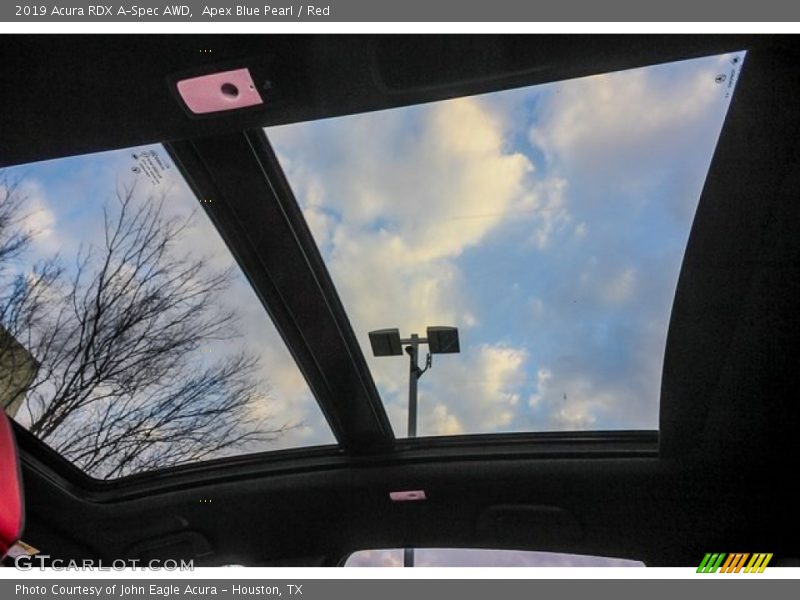 Sunroof of 2019 RDX A-Spec AWD