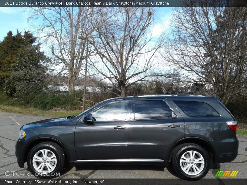 Dark Charcoal Pearl / Dark Graystone/Medium Graystone 2011 Dodge Durango Crew 4x4