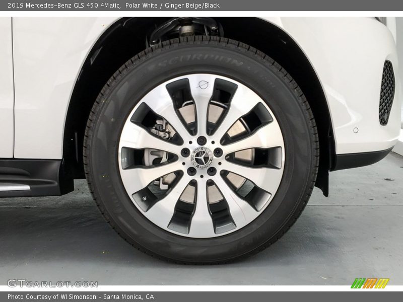Polar White / Ginger Beige/Black 2019 Mercedes-Benz GLS 450 4Matic