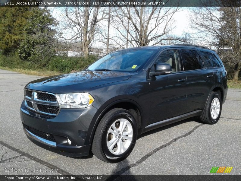 Dark Charcoal Pearl / Dark Graystone/Medium Graystone 2011 Dodge Durango Crew 4x4