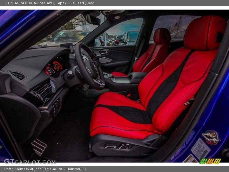 Front Seat of 2019 RDX A-Spec AWD