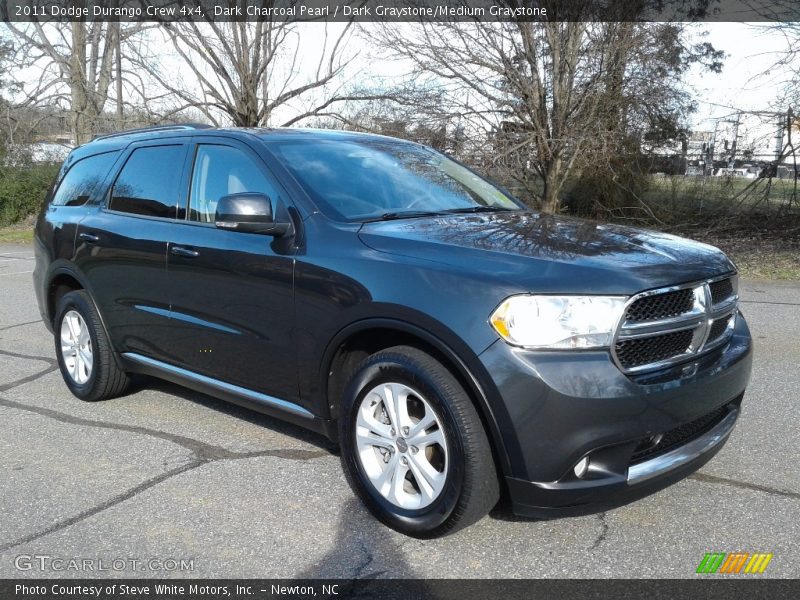 Dark Charcoal Pearl / Dark Graystone/Medium Graystone 2011 Dodge Durango Crew 4x4