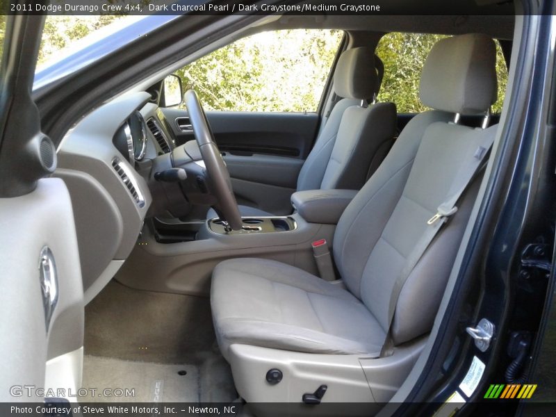 Dark Charcoal Pearl / Dark Graystone/Medium Graystone 2011 Dodge Durango Crew 4x4