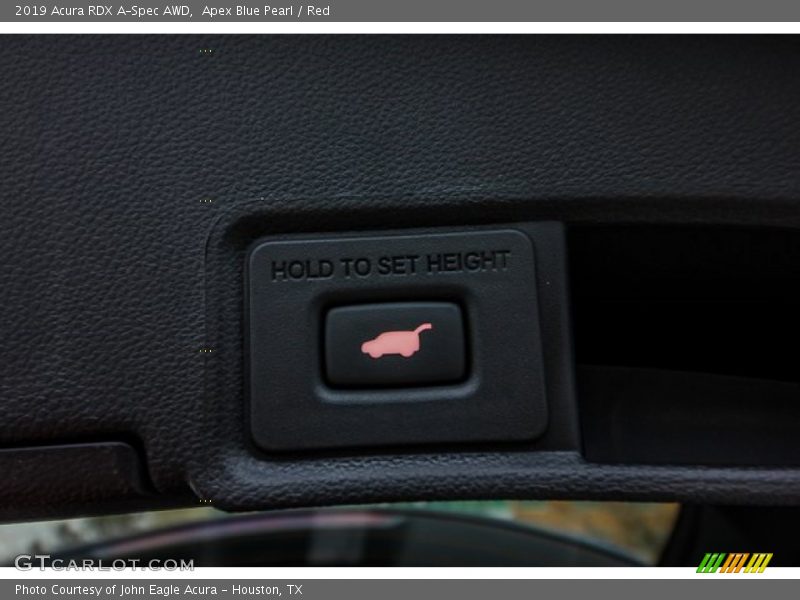 Apex Blue Pearl / Red 2019 Acura RDX A-Spec AWD