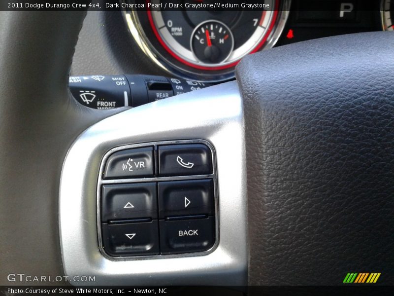 Dark Charcoal Pearl / Dark Graystone/Medium Graystone 2011 Dodge Durango Crew 4x4