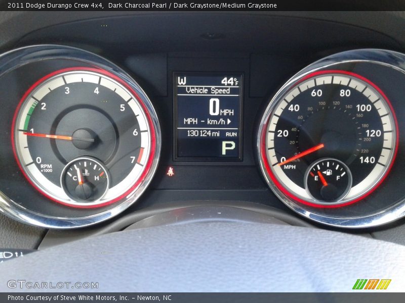 Dark Charcoal Pearl / Dark Graystone/Medium Graystone 2011 Dodge Durango Crew 4x4