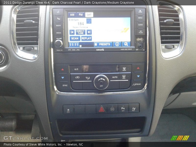 Dark Charcoal Pearl / Dark Graystone/Medium Graystone 2011 Dodge Durango Crew 4x4