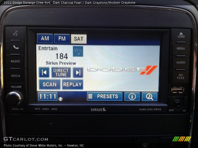 Dark Charcoal Pearl / Dark Graystone/Medium Graystone 2011 Dodge Durango Crew 4x4
