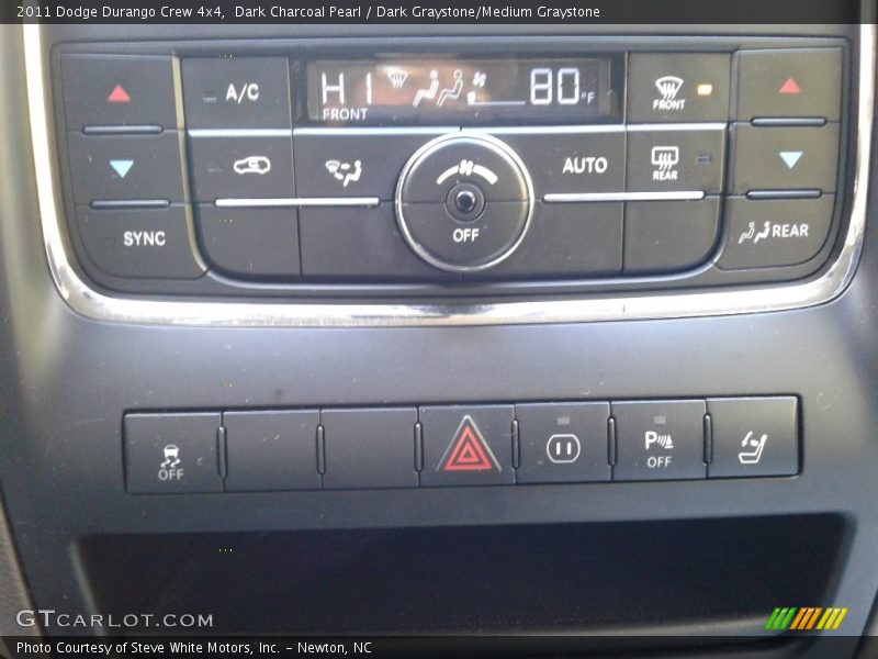 Dark Charcoal Pearl / Dark Graystone/Medium Graystone 2011 Dodge Durango Crew 4x4