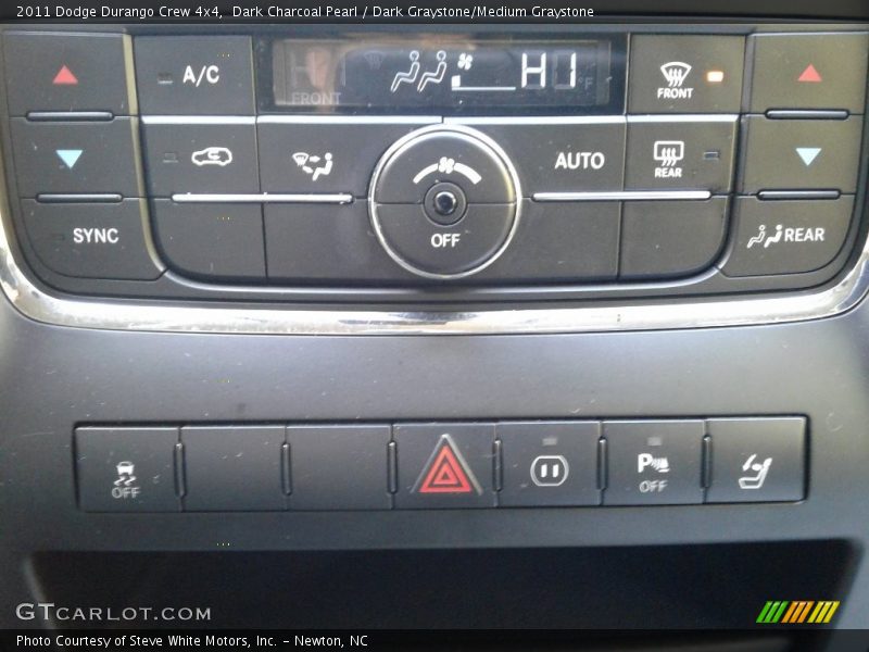 Dark Charcoal Pearl / Dark Graystone/Medium Graystone 2011 Dodge Durango Crew 4x4