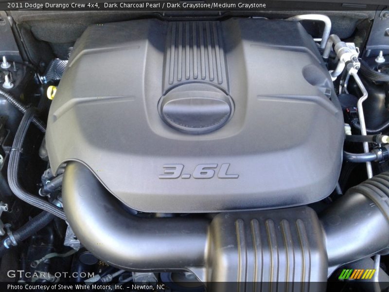 Dark Charcoal Pearl / Dark Graystone/Medium Graystone 2011 Dodge Durango Crew 4x4