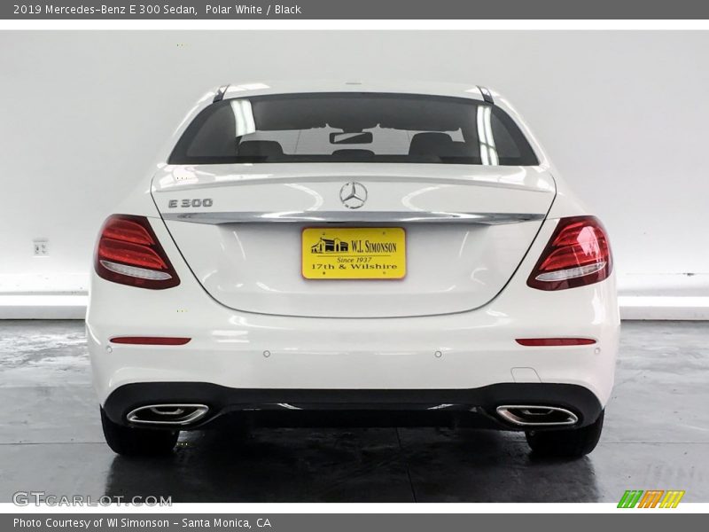 Polar White / Black 2019 Mercedes-Benz E 300 Sedan