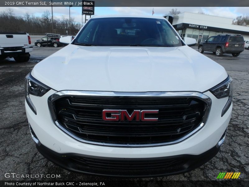 Summit White / Jet Black 2019 GMC Terrain SLE