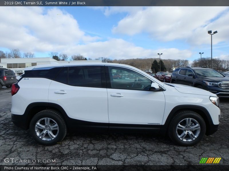 Summit White / Jet Black 2019 GMC Terrain SLE