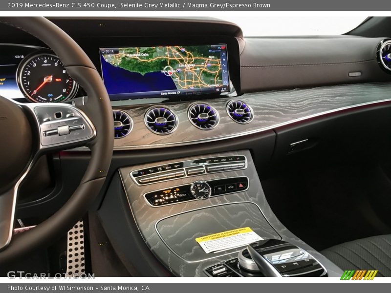 Selenite Grey Metallic / Magma Grey/Espresso Brown 2019 Mercedes-Benz CLS 450 Coupe