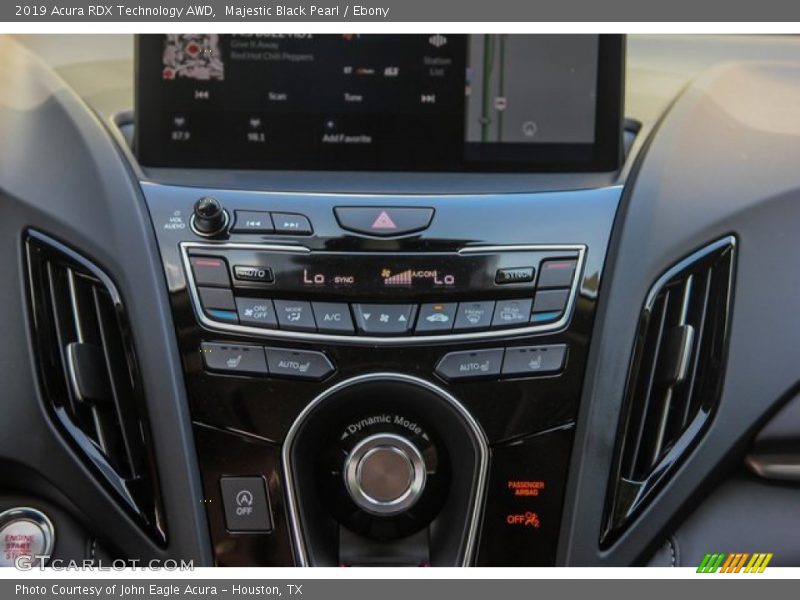 Controls of 2019 RDX Technology AWD