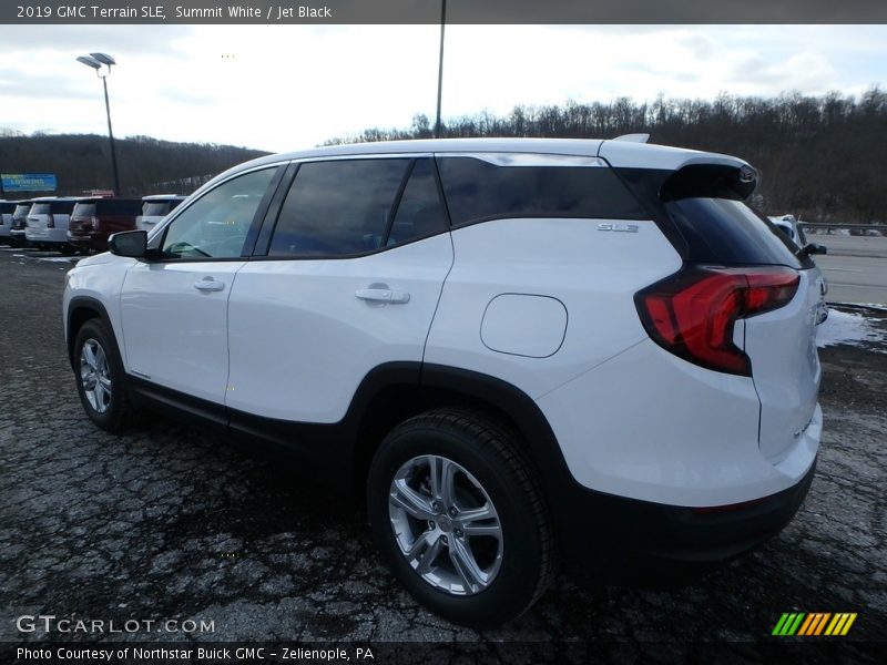 Summit White / Jet Black 2019 GMC Terrain SLE